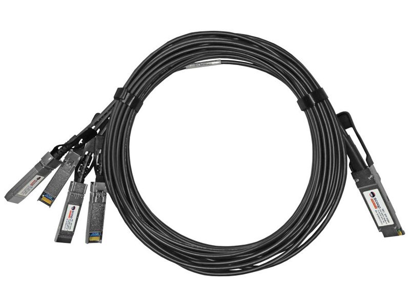 Scoop Direct Breakout Cable 3m 40G QSFP+ : SFP-DQB4