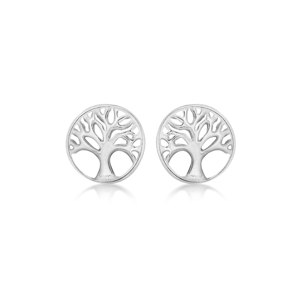 Broadway Jewellers - 925 Sterling Silver - Tree of Life Stud Earrings
