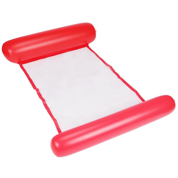 Inflatable Floating Raft Water Bed Swimming Red