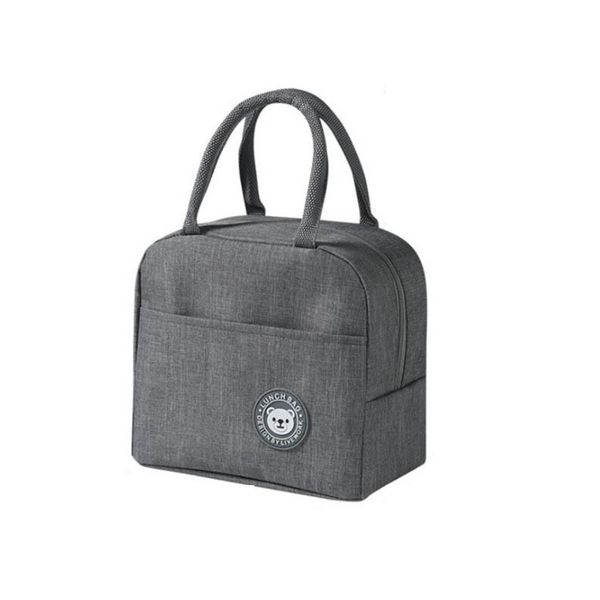 Thermal Insulated Lunch Bag with Front Pocket