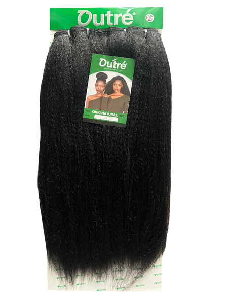 Outre Kinki Natural Hair - Straight Human Touch Hair Blend -20 Inch