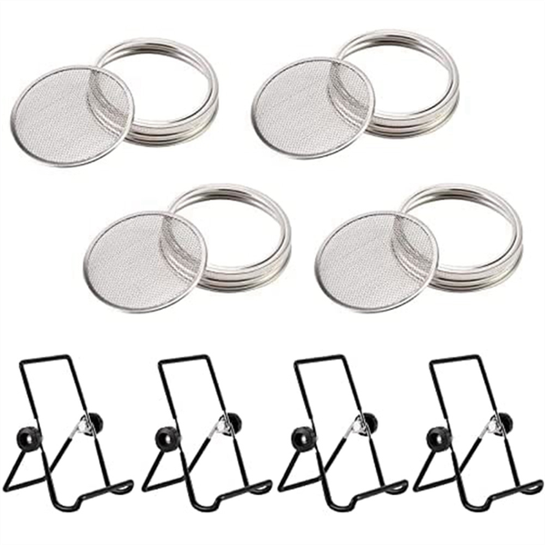 Sprouting Lid Jar Germination Kit Accessories For 86Mm Mouth Jars
