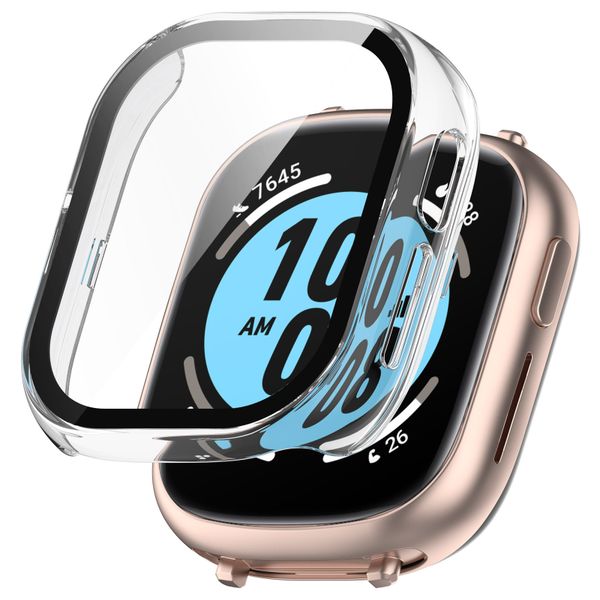 Anti-Scratch Case with Tempered Glass Film Compatible with Honor Watch 4