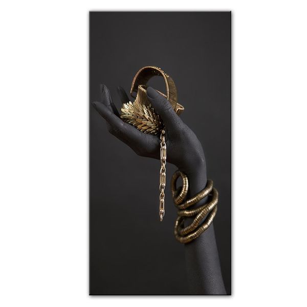 Canvas Wall Art - Adorned With Gold 01 Artwork