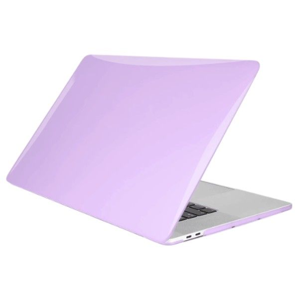 Transparent Protective Hard Shell Case Compatible With MacBook Air 15 - Purple
