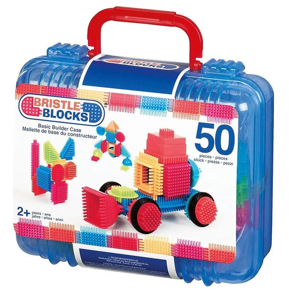 Bristle Blocks - 50 Piece Bristle Blocks In Case