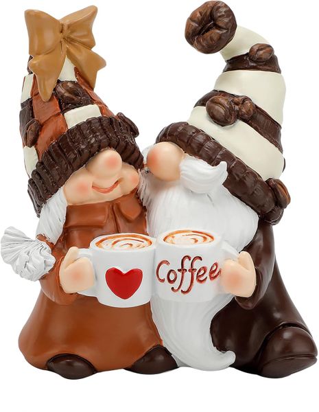 Coffee Gnomes Coffee Bar Decor Accessories Spring Summer Gnome Decorations
