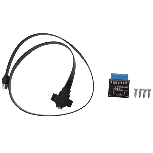 USB 3.1 Type C Front Panel Header Extension Cable 50 cm, Gen 2 Cable