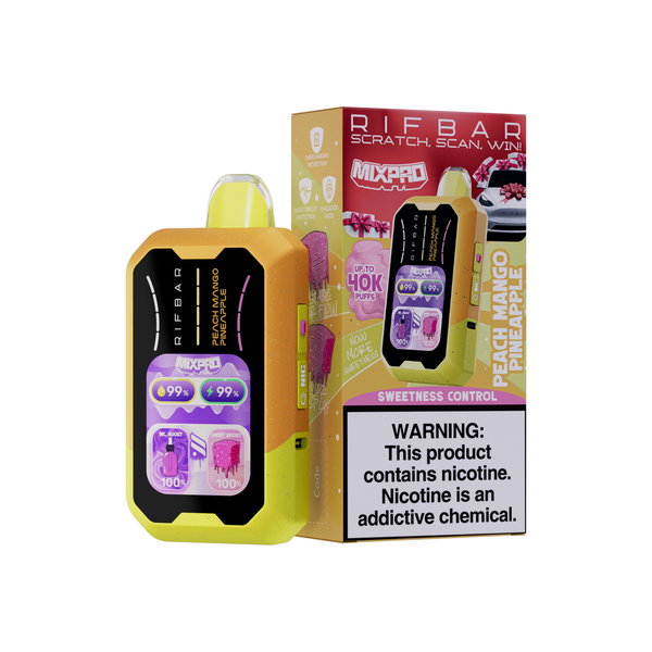 Rifbar Fruity - MixPro 40K Puff Disposable Vape with LED Display