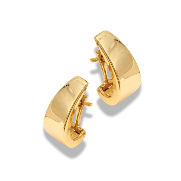 Morrisons Pair of Avery 9k Yellow Gold Cuff Earrings