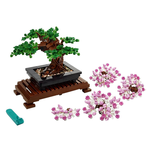 Welcoming Pine Bonsai Building Block Set - Plant Collection 878 PCS