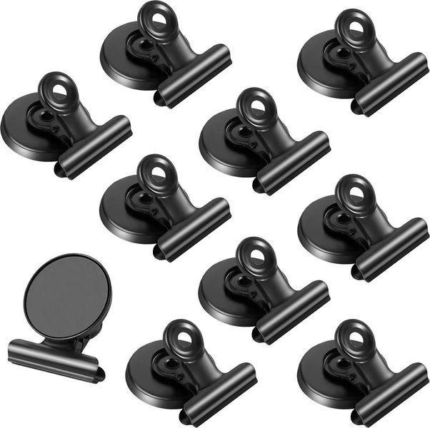 10pcs Metal Refrigerator with Circular Strong Magnetic Suction Clips