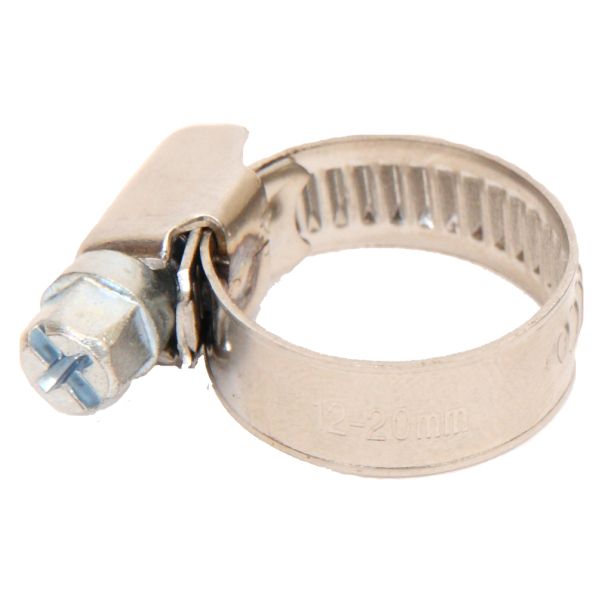 Micro-Tec - Hose Clamp Ss 8-12mm W2 - 100 Pack