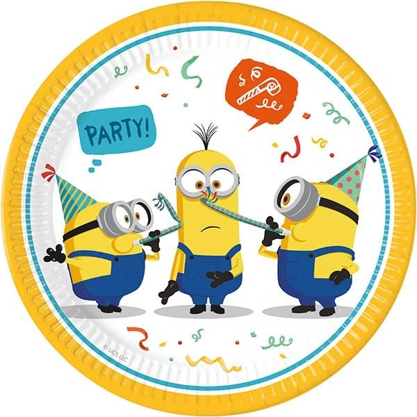 Minions Rog Paper Plates 23cm