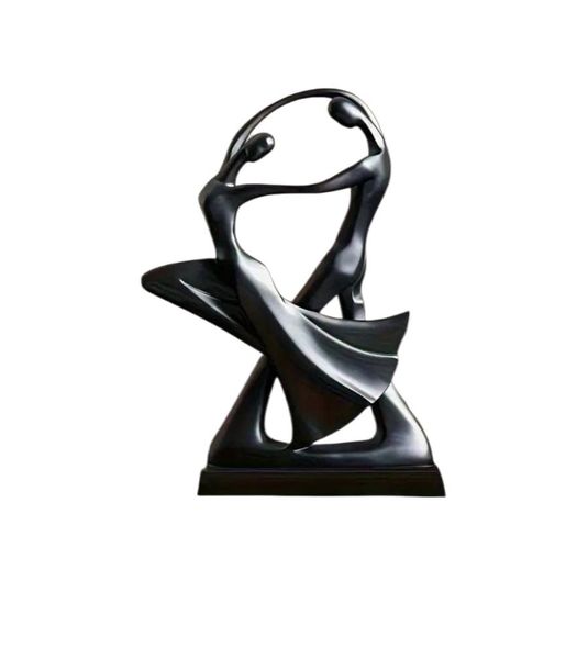 2D Flat Acrylic Abstract Dancer Art Statue