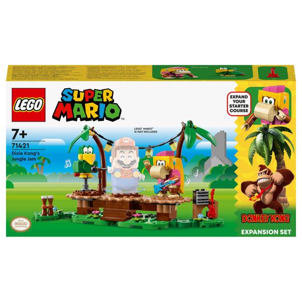LEGO® Super Mario™ Dixie Kong’s Jungle Jam Expansion Set 71421 Building Toy Set (174 Pieces)
