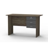 Office Desk Dark Sonama Oak + Dark Grey