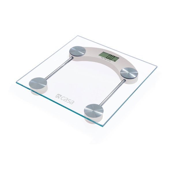 Casa - White Digital Glass Bathroom Scale (Cjgs20wh)