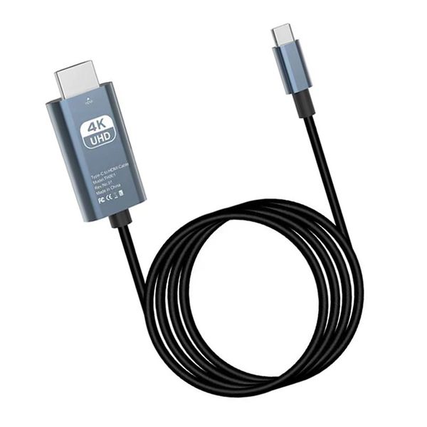 4K 30/60Hz USB C to HDMI Cable Type C Adapter HDTV Converter Cable