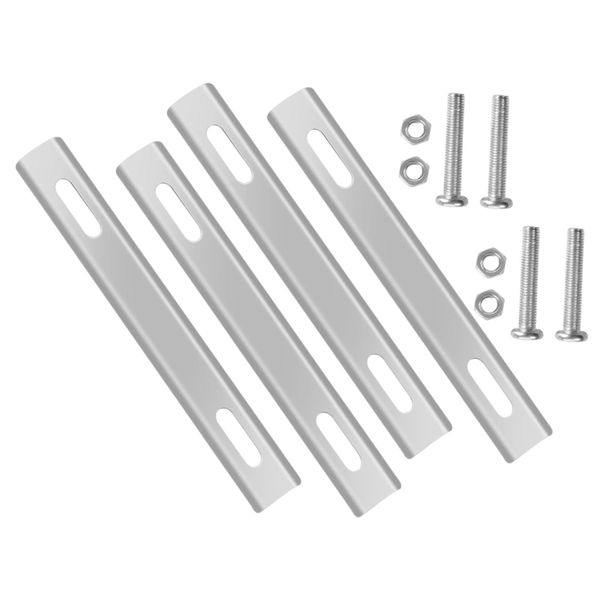 4x Bike Rear Basket Mount Fixing Plate Sturdy Professional with Mount Screw