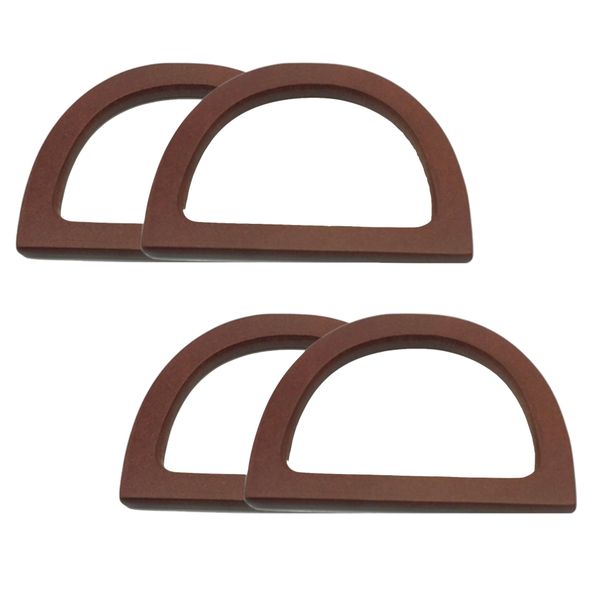 Craft Bag Wooden Handle Set of 4 - 12cm