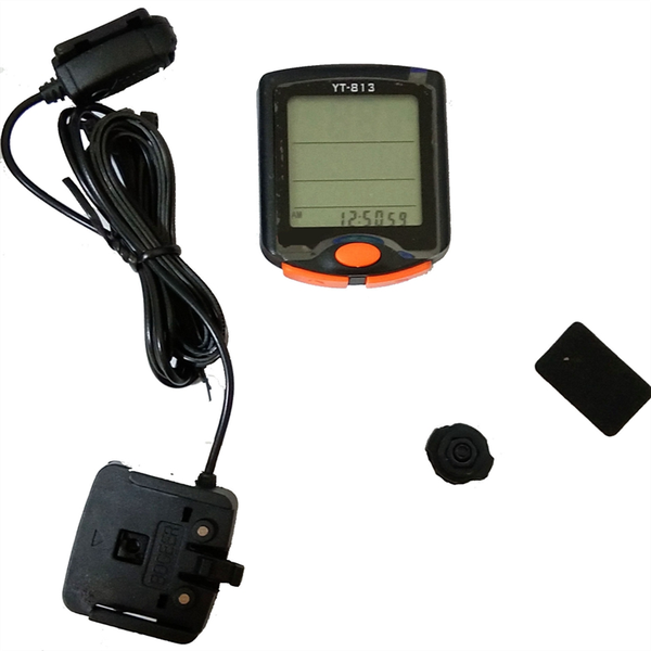 Bicycle Wired Code Meter Km Meter Odometer Full Screen Waterproof