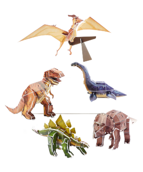 DIY 3D Dinosaur Puzzle - St of 94