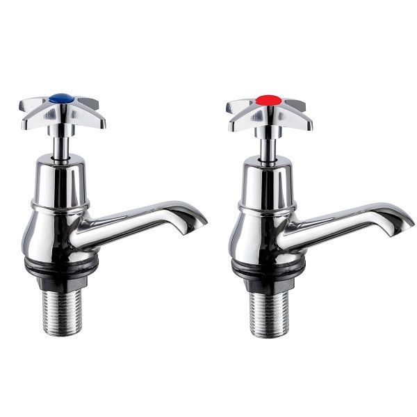 Kessler Basin | Pillar Tap Star Set | Hot and Cold