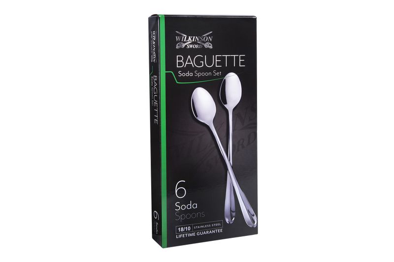 Wilkinson Sword Baguette 6 Pieces Soda Spoon Set
