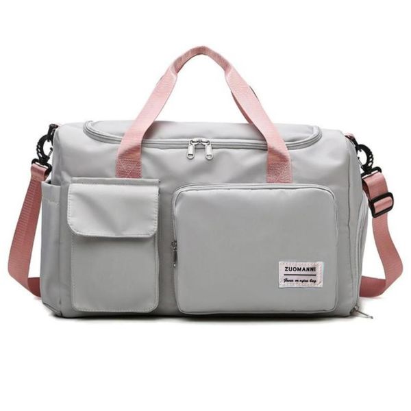 Mom's Baby Diaper &amp; Travel Duffle Bag with Wet/Dry Compartment
