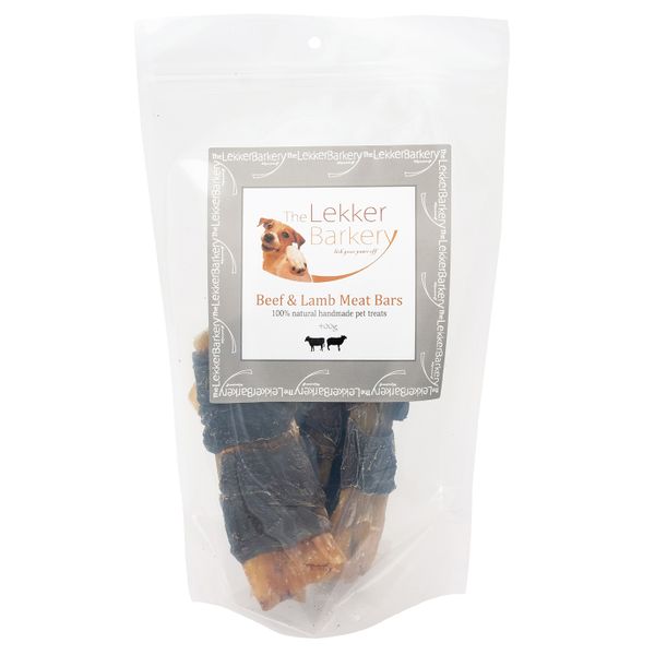 Lekker Barkery Lamb Meat Bars Value Pack 400g