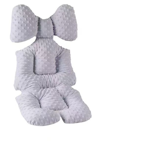 Baby Head &amp; Body Support Pillow Car Seat Sleeping Pad - Stroller Grey