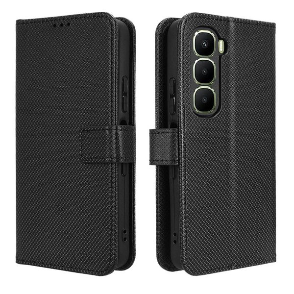 Buckle Leather Phone Case Compatible With Infinix Hot 60 Pro Plus