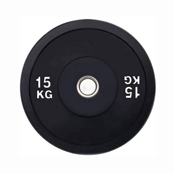 Olympic Black Bumper Plates (10KG Pair)