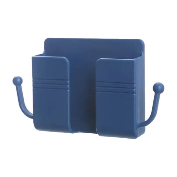 Portable Wall Mounted Mobile Phone Holder - Dark Blue