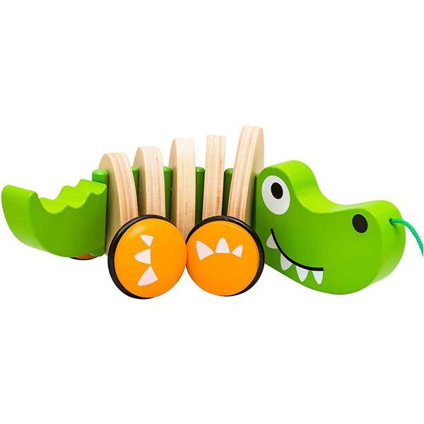 Crocodile Wooden Pull-Along Toy YG-85