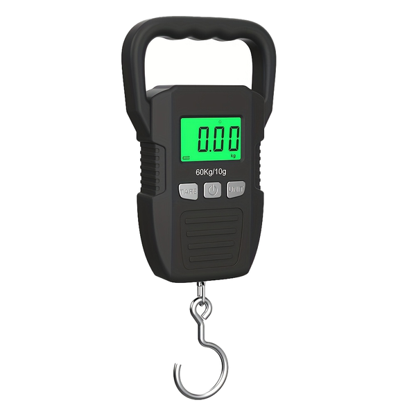 60 Kg Heavy-Duty Digital Hanging Scale With Backlit Lcd Display