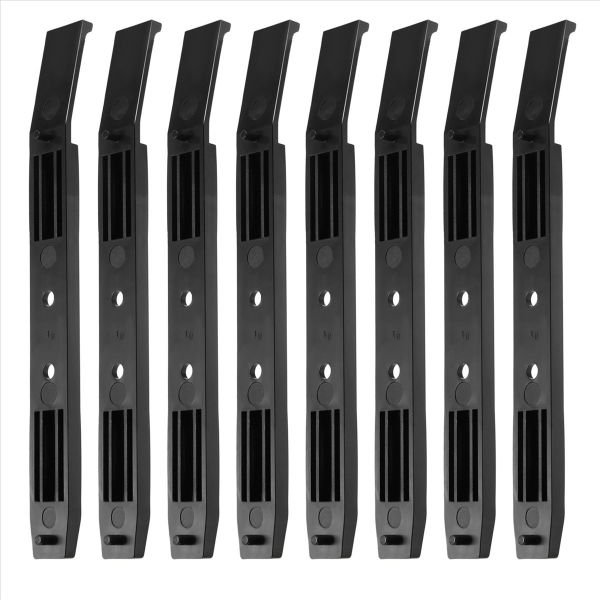 4 Pairs Hard Drive Rails Chassis Cage Accessories Plastic Rails