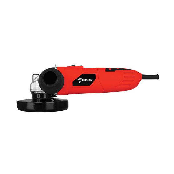 Casals Angle Grinder With Auxiliary Handle Plastic Red 115mm 500W