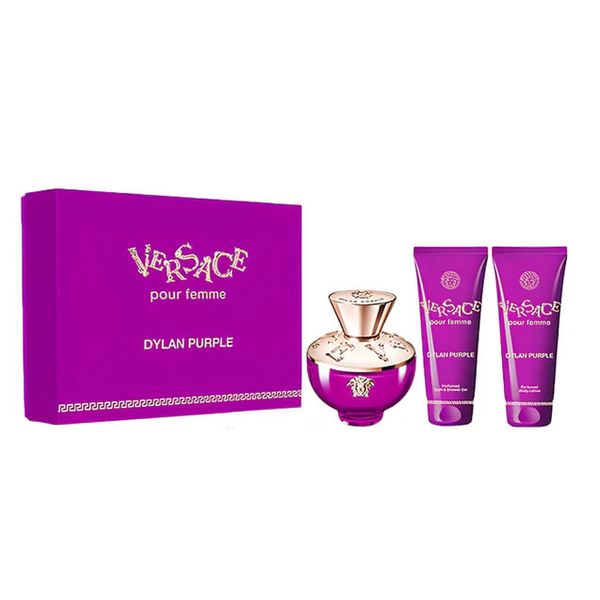 Versace Purple 3 Piece Set for Woman ( Parallel Import)