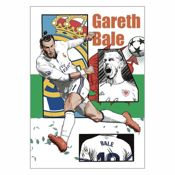 Gareth Bale Madrid And Wales Poster - A1