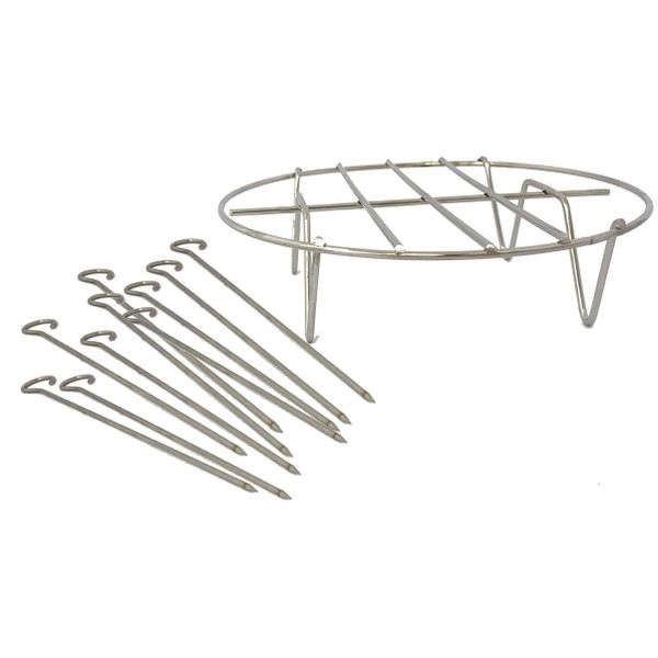 Milex Power Air Fryer Skewers and stacking rack