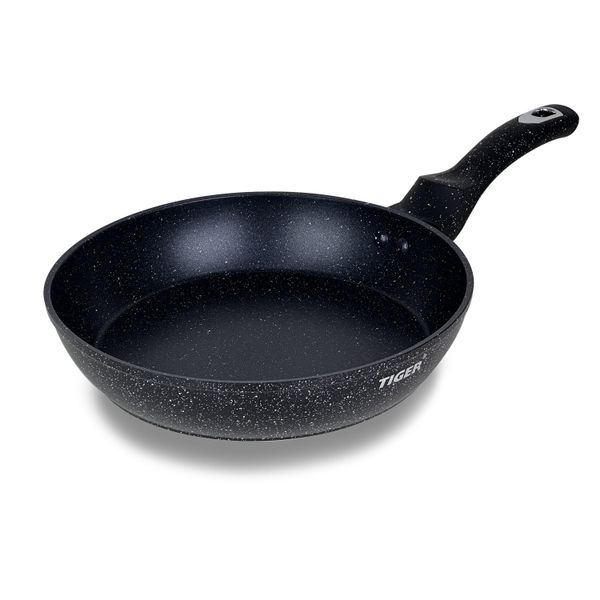 Tiger Non-Stick Marble Coating Fry Pan 24cm Black