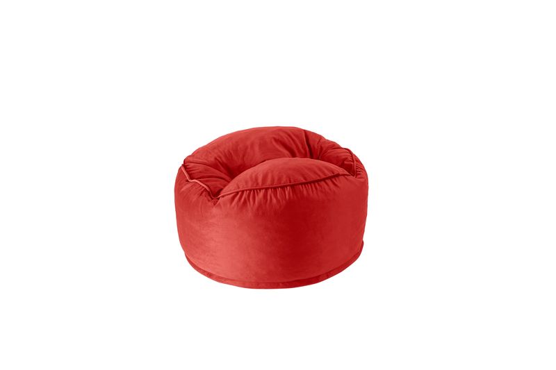 Comfyzak 100cm Beanbag - Red Suede
