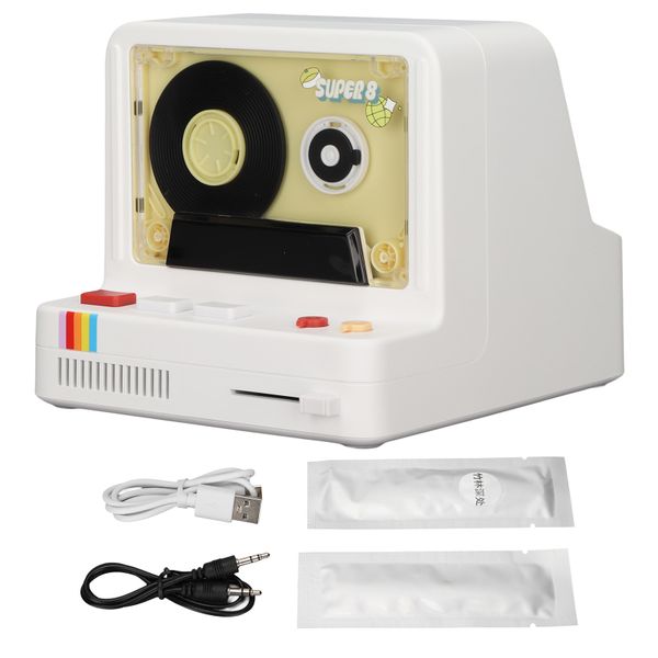 Bluetooth Cassette Player Portable Stereo Tape Retro Bluetooth SpeakerWhite