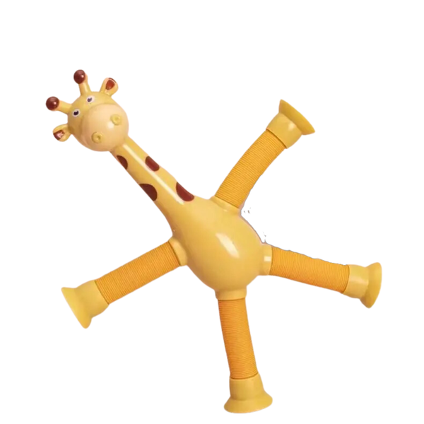 Sensory Telescopic Toy with Sticky Hands and Feet - Giraffe