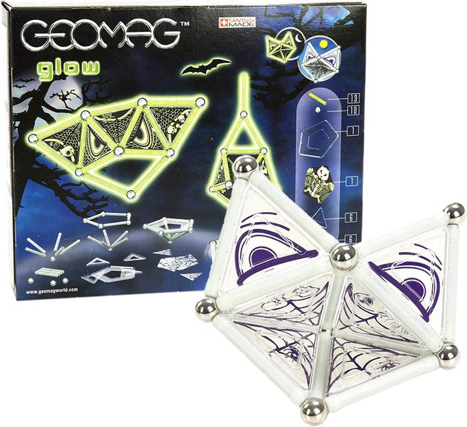 Geomag- Kids Panels Glow Fear - 37 Pieces