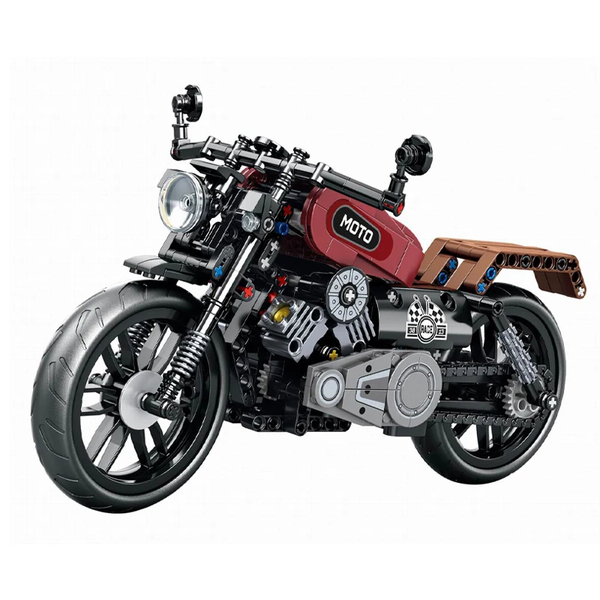 Jiqile Motorcycle Building Block Set - Model 47113 - 469 Pieces