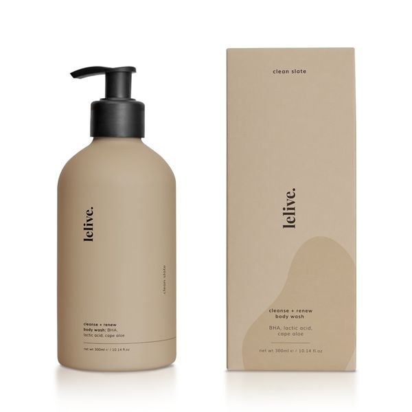 Lelive - clean slate | cleanse + renew body wash (300ml)