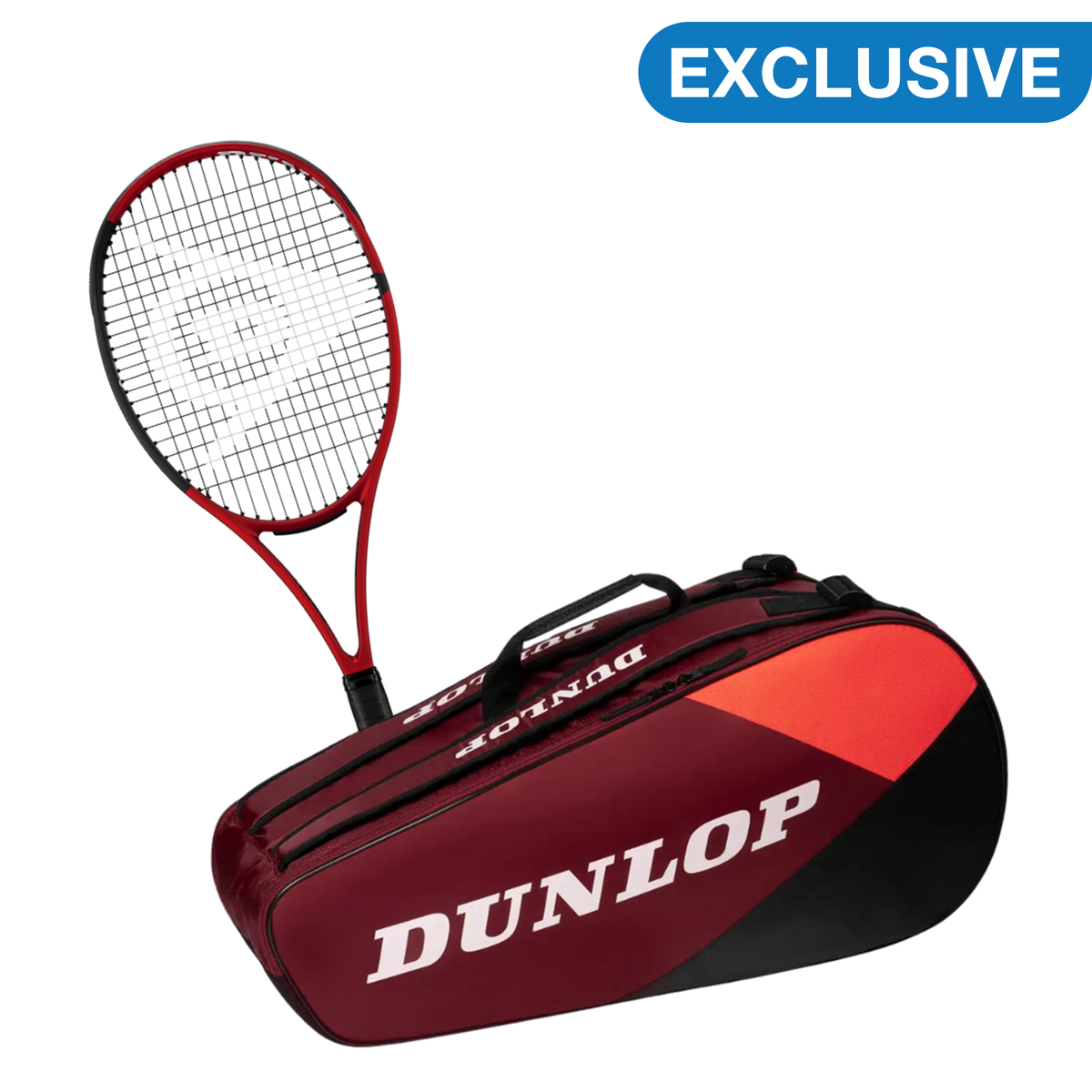 Dunlop CX 200 Unstrung Tennis Rackets and CX Club 6 Racket Bag